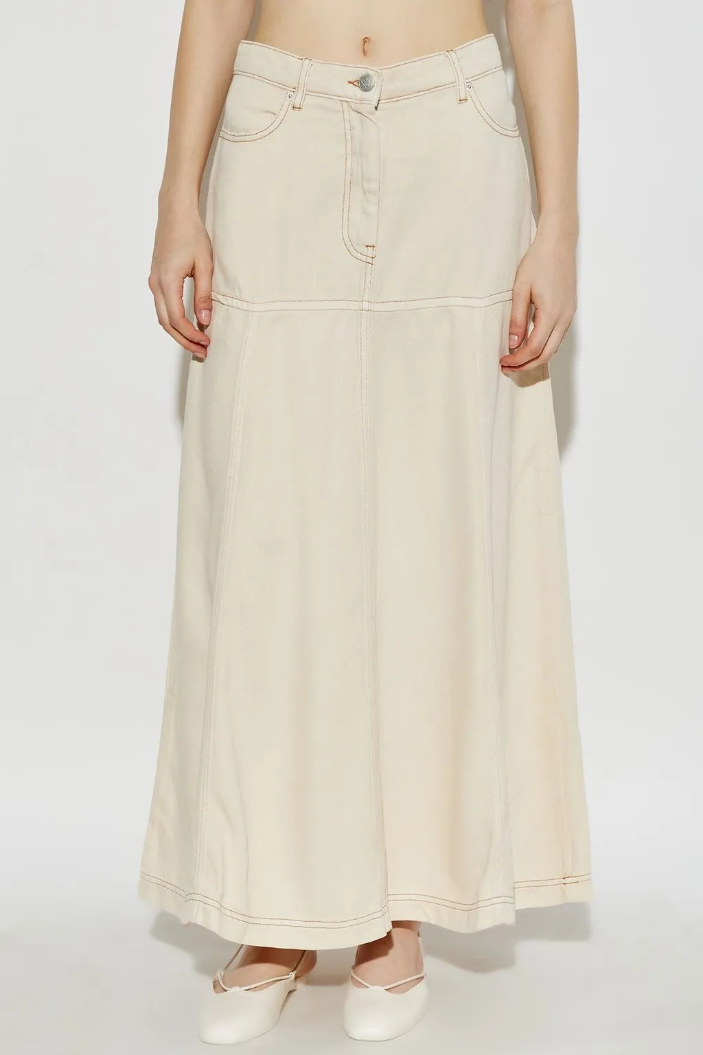 Munthe Tuxya Panelled Maxi Skirt