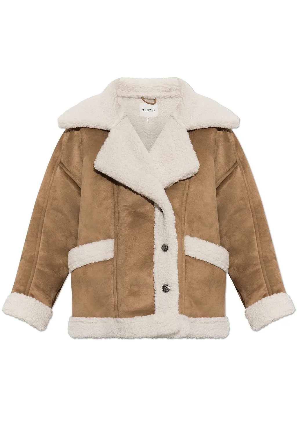 Valter Shearling Trim Coat