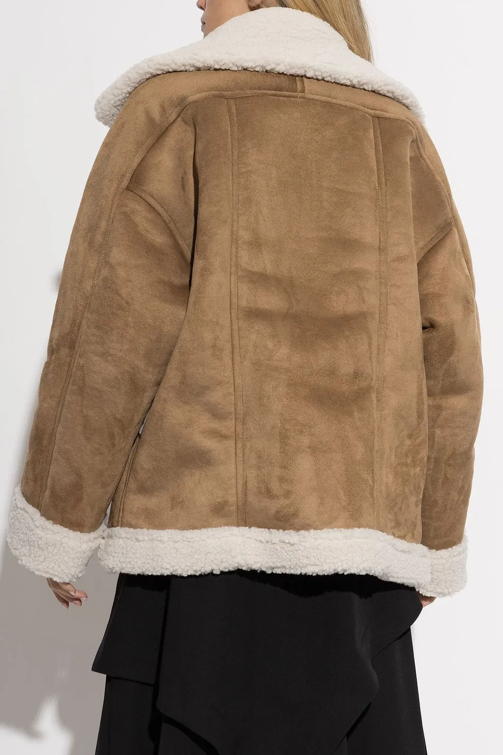 Valter Shearling Trim Coat
