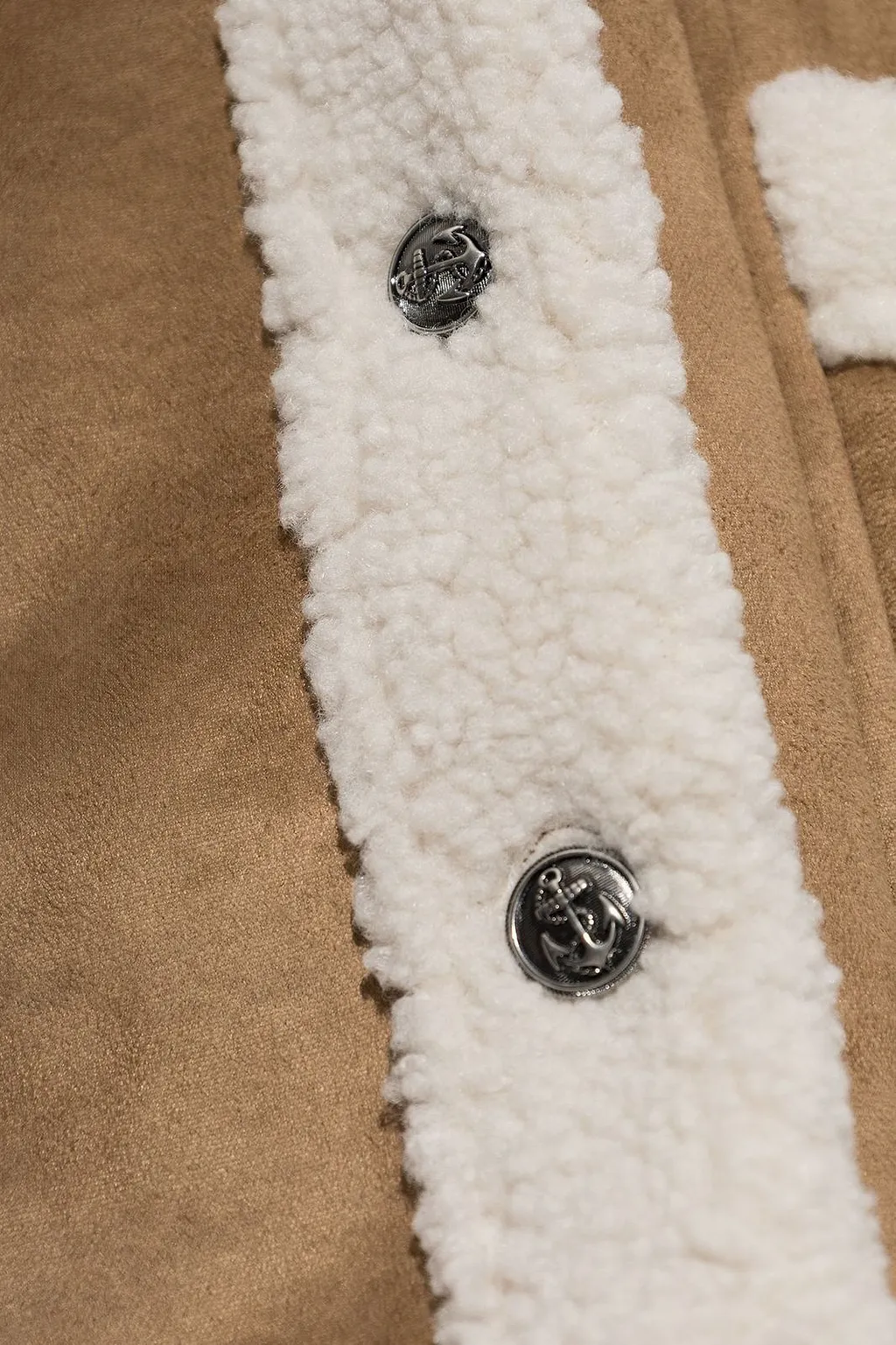 Valter Shearling Trim Coat