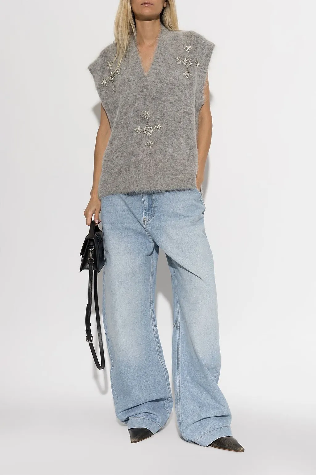 Munthe Vurulia Embellished Knitted Top