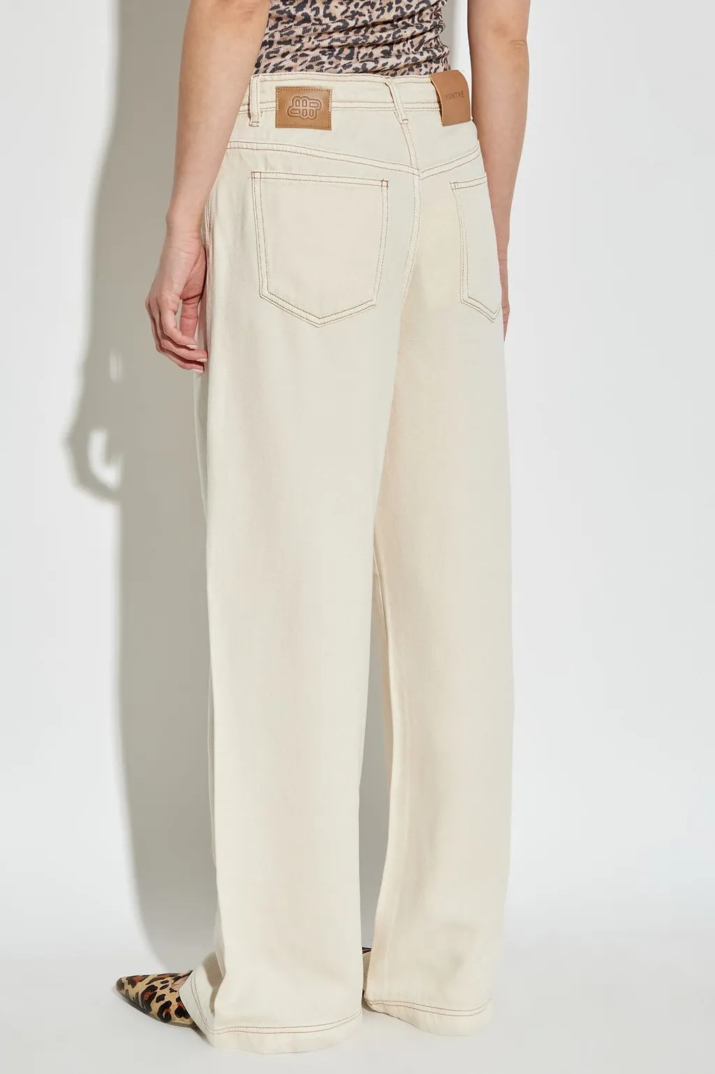 Munthe Wide Leg Drawstring Pants