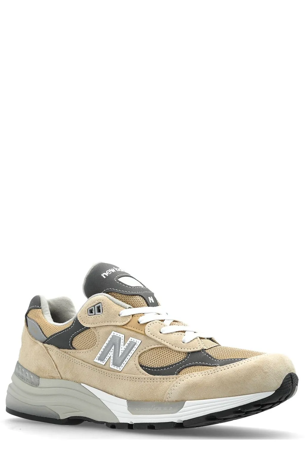 New Balance 992 Logo Patch Lace-Up Sneakers