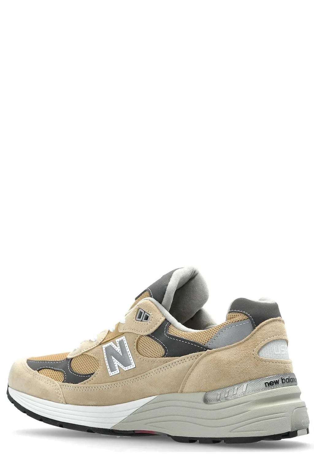 New Balance 992 Logo Patch Lace-Up Sneakers