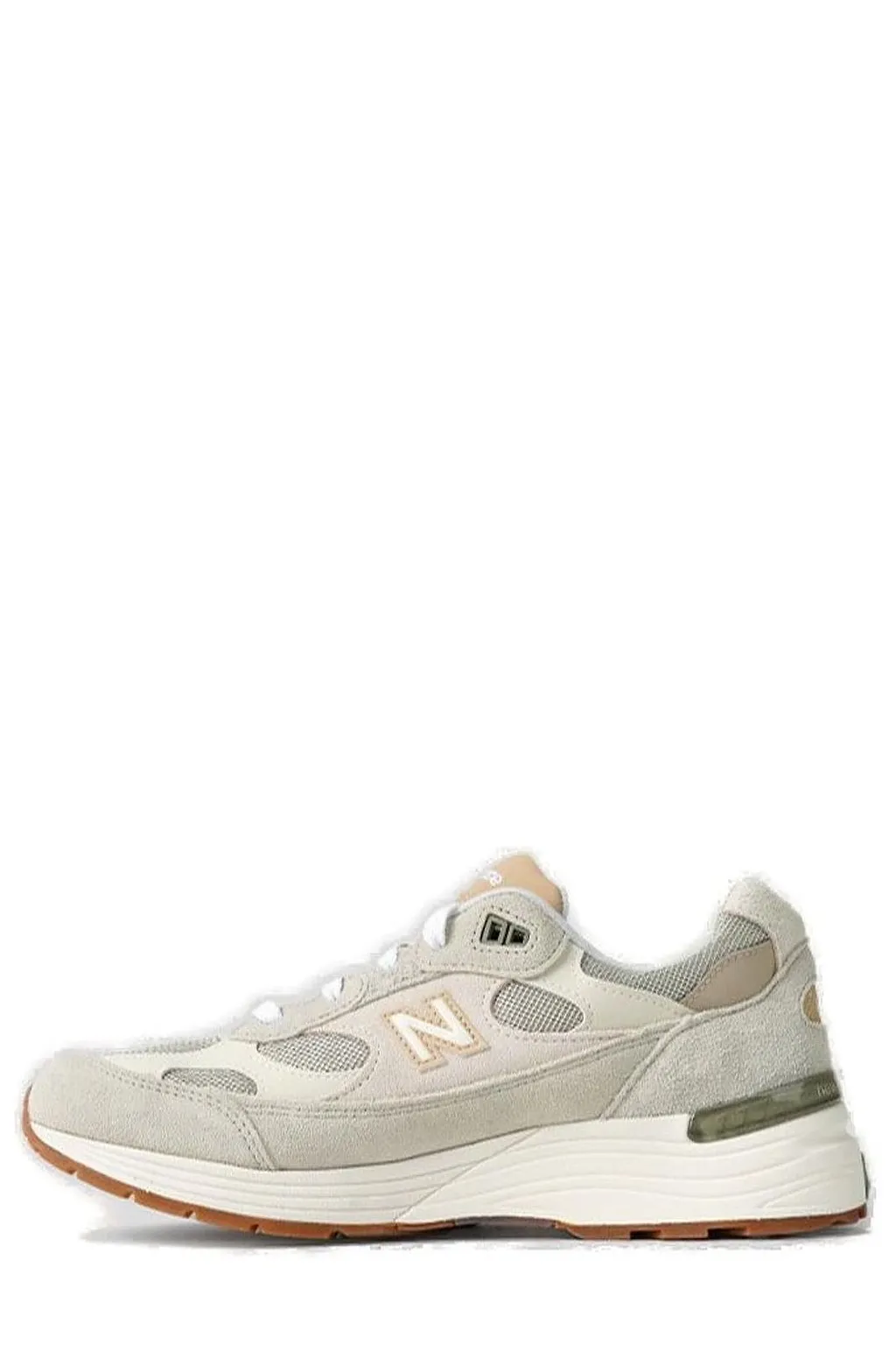 New Balance 992 Logo Patch Lace-Up Sneakers