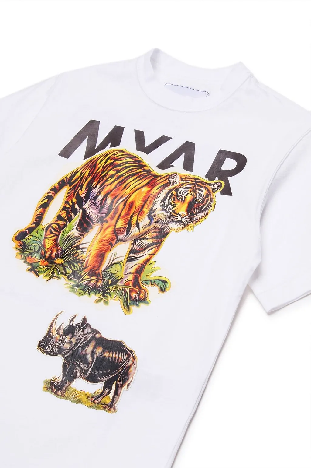 Myar Kids Animals Printed Crewneck T-Shirt