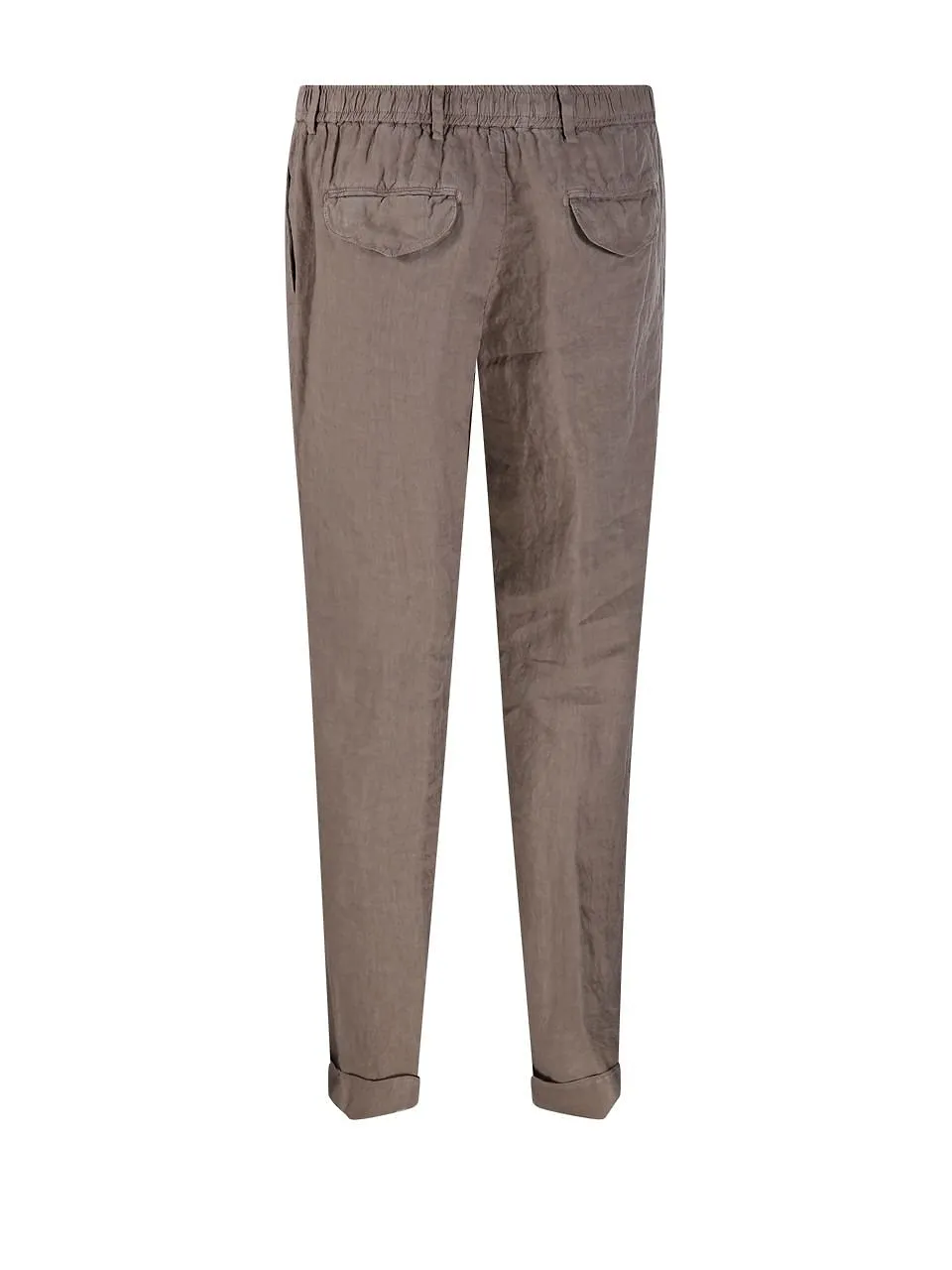 Myths Elastic-Waist Linen Pants