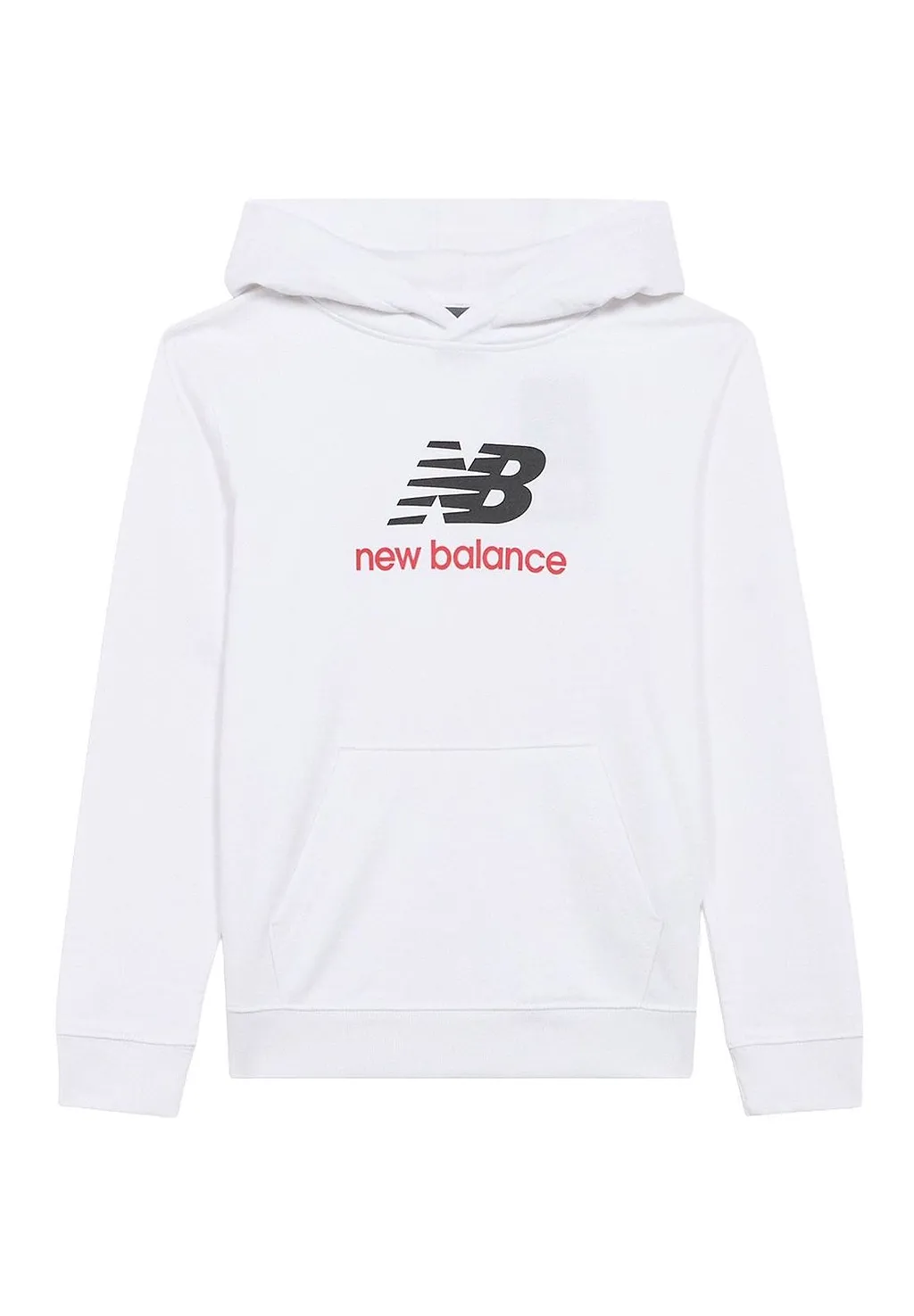 New Balance Kids Logo-Printed Long-Sleeved Hoodie