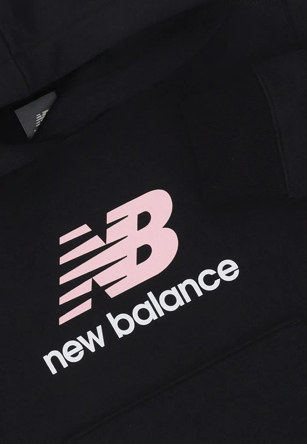 New Balance Kids Logo Stacked Hoodie