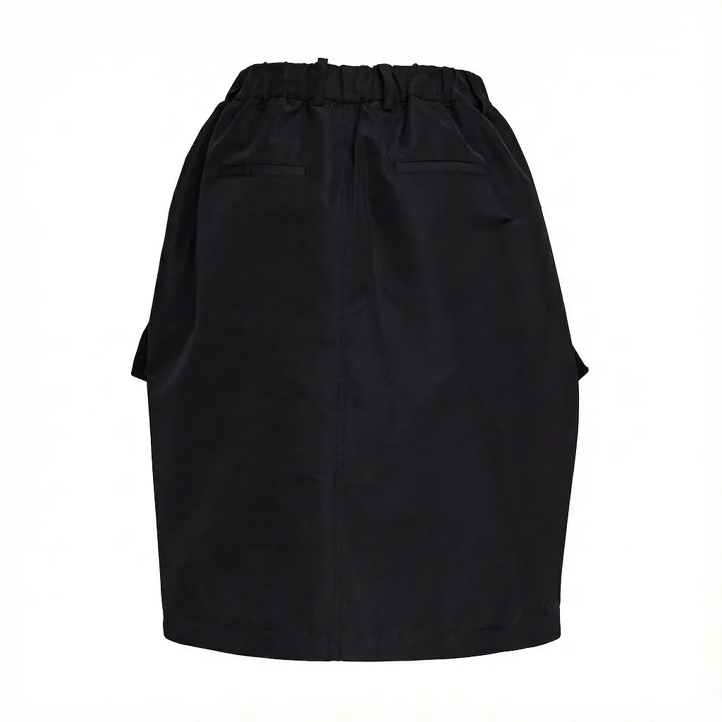 Bubble-Hem Gathered Skirt