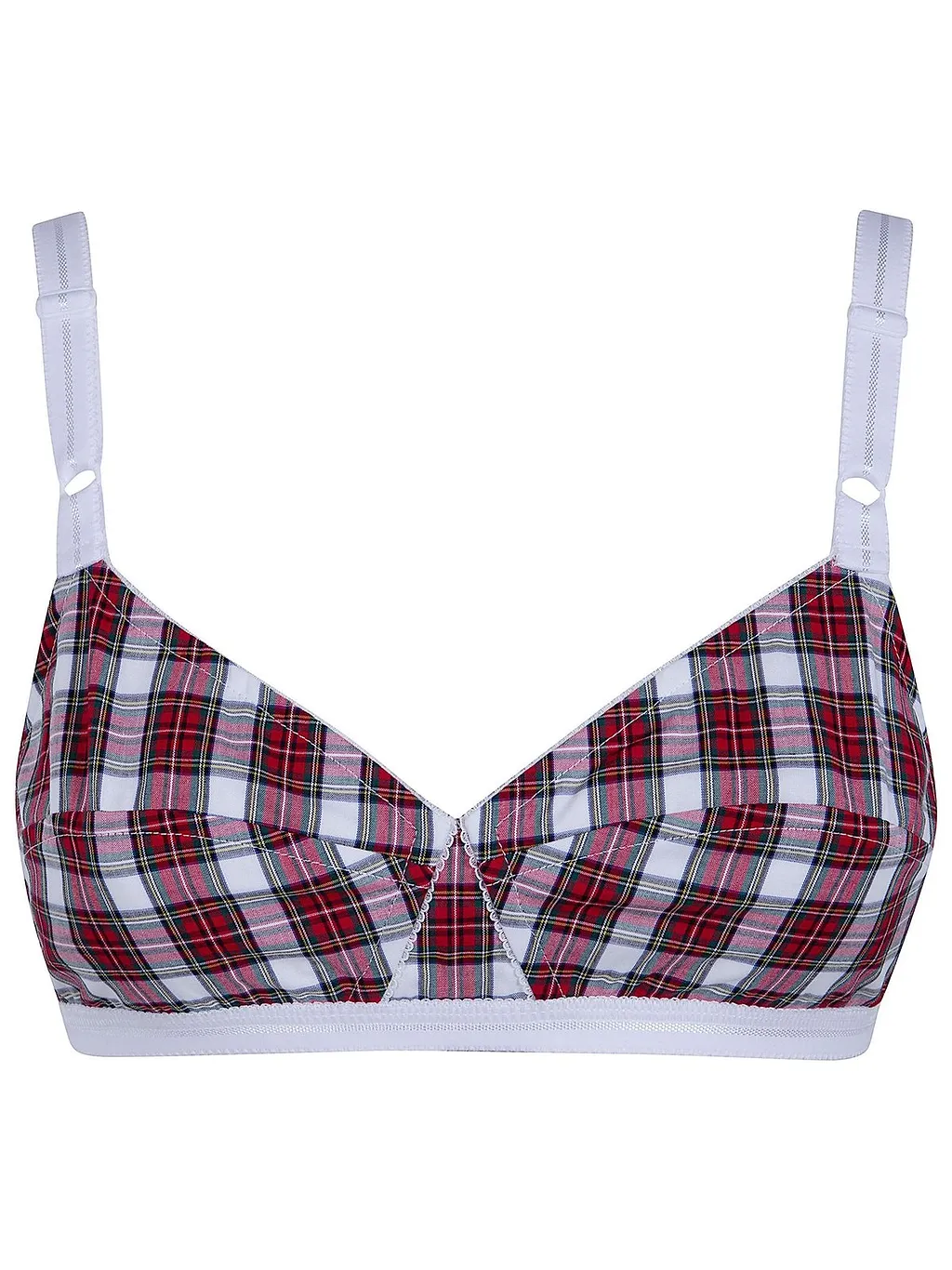 Checked Bra