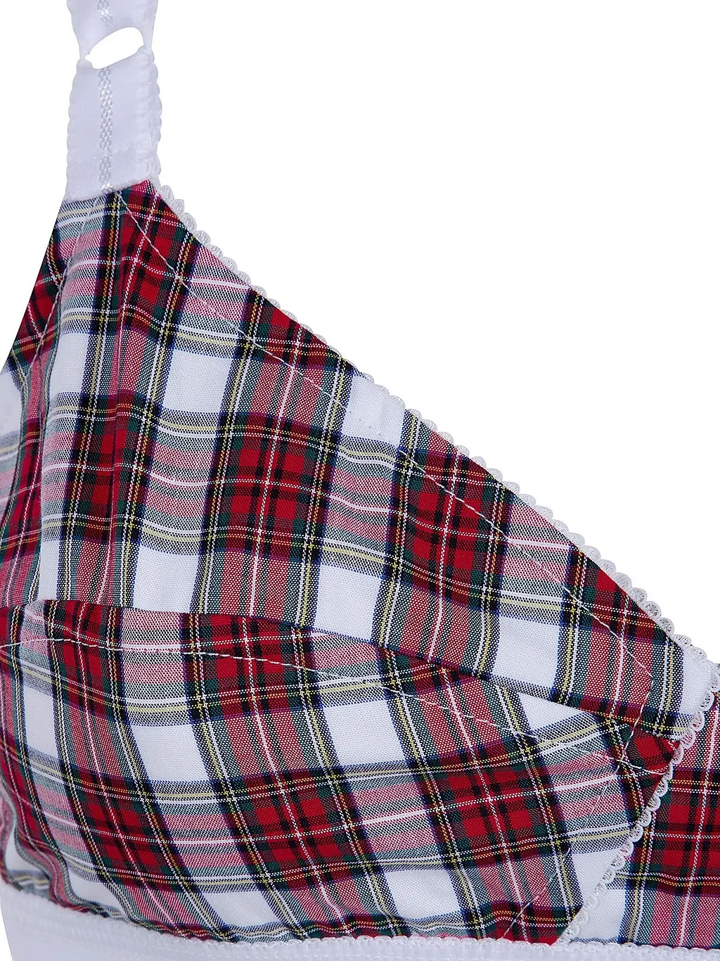 Checked Bra