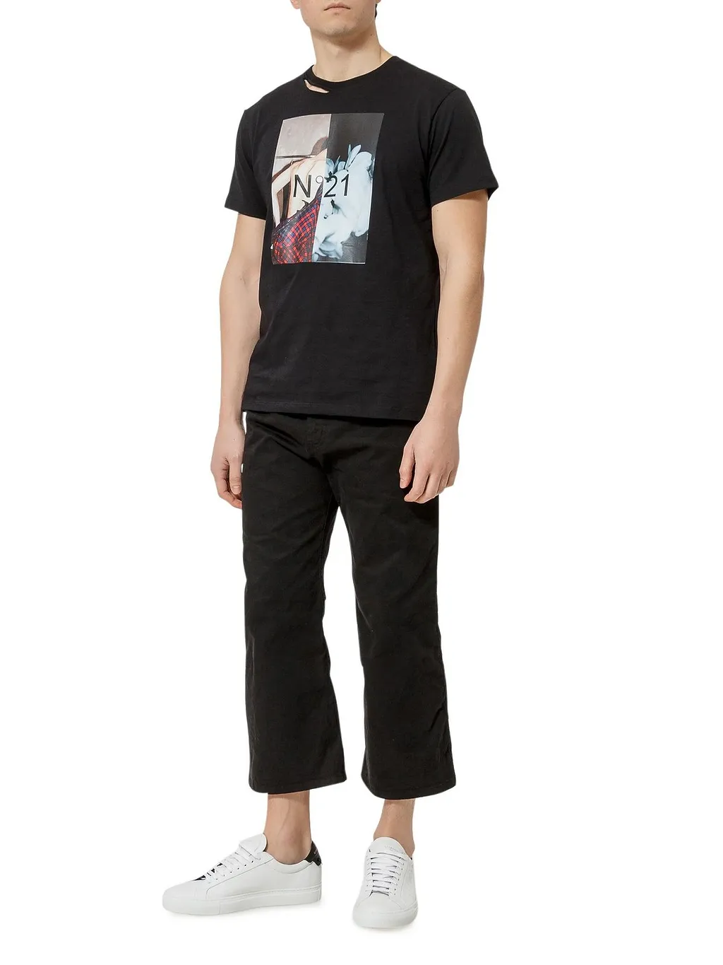 N°21 Cropped Straight Pants