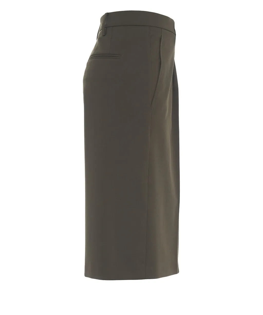 N°21 High Waist Cropped Trousers