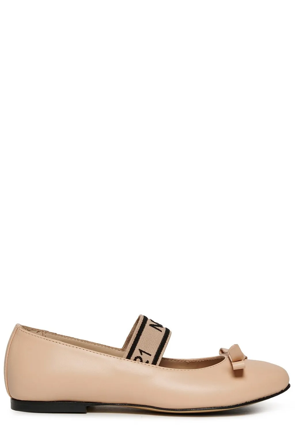 N°21 Kids Bow Detailed Ballet Flats