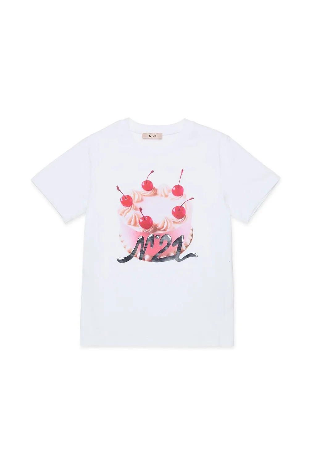N°21 Kids Cake Printed Crewneck T-Shirt