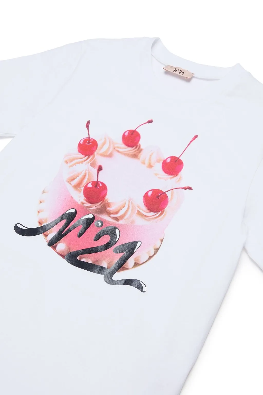 N°21 Kids Cake Printed Crewneck T-Shirt