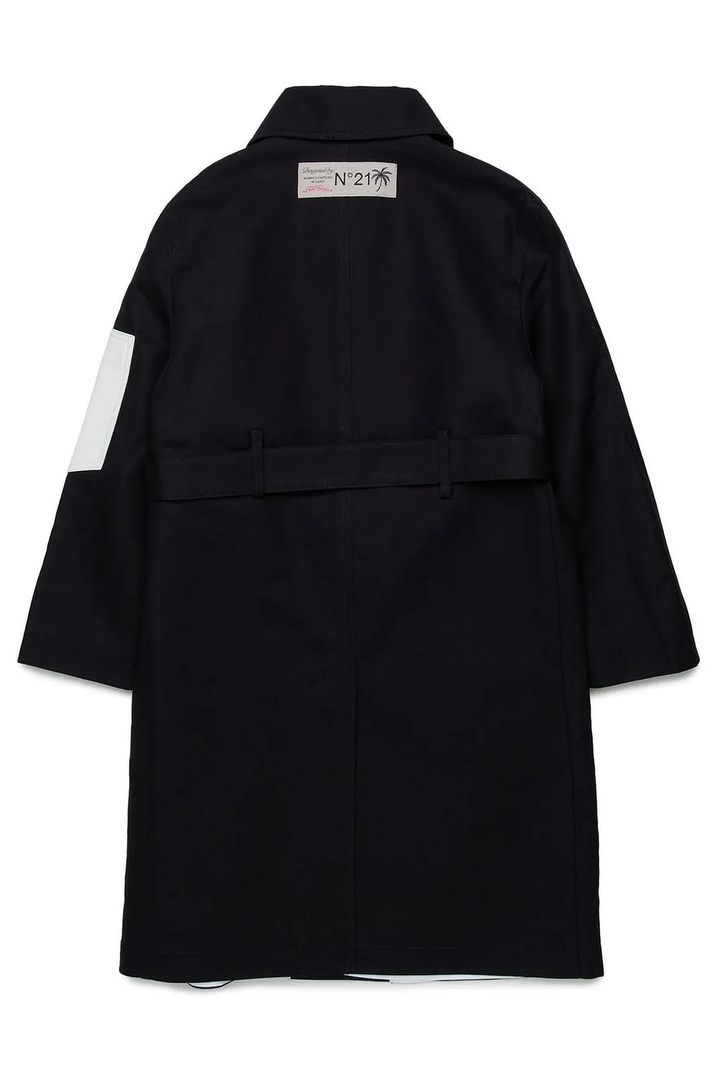 N°21 Kids Button-Up Belted Jacket