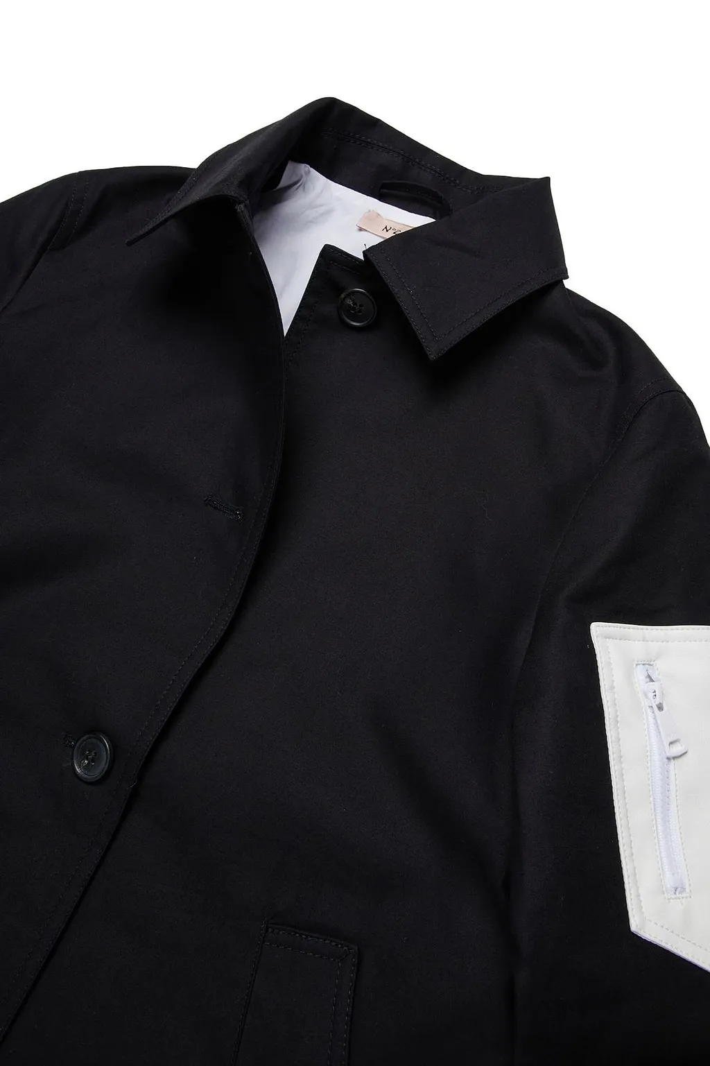 N°21 Kids Button-Up Belted Jacket