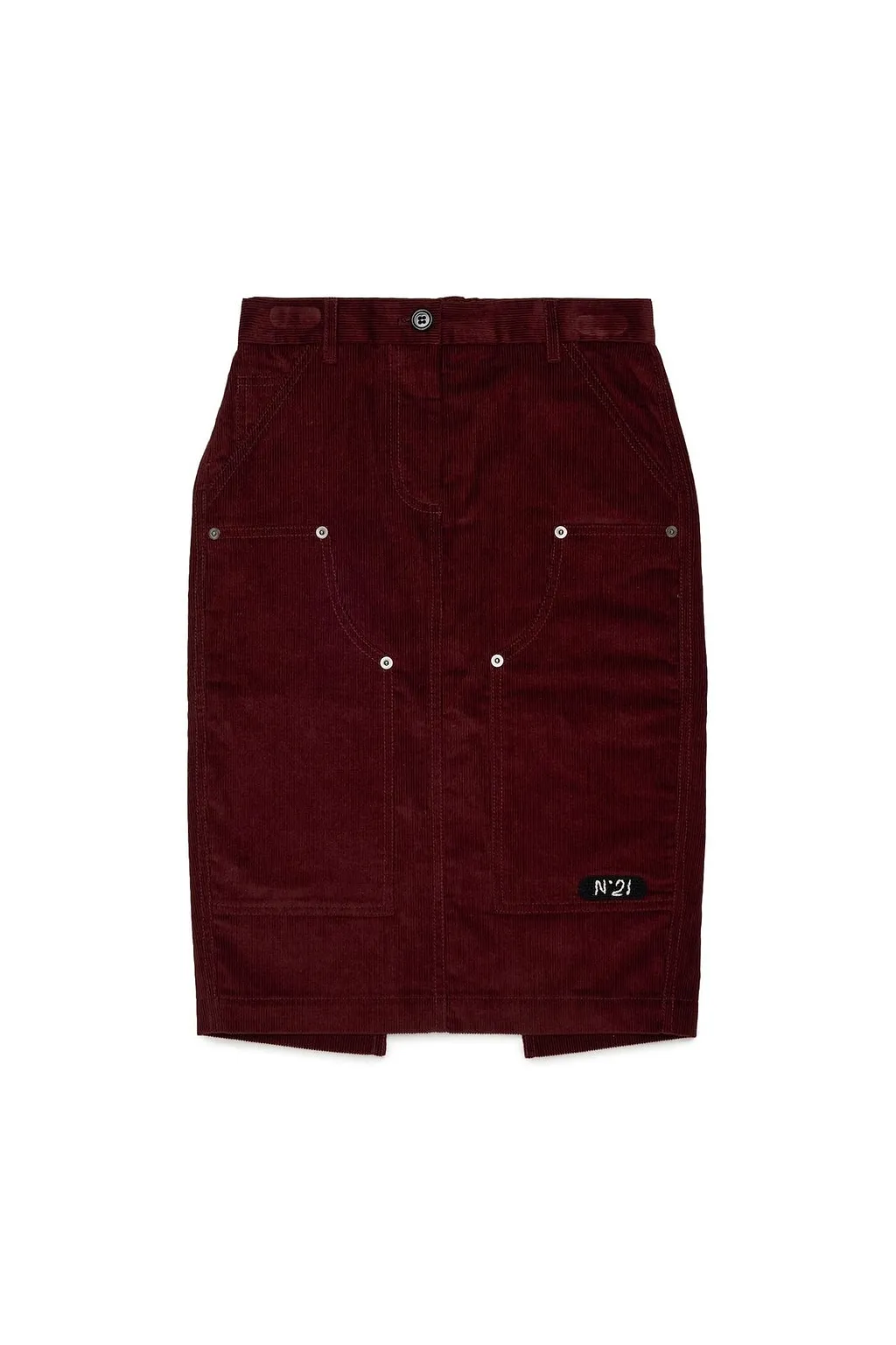 Corduroy Straight Skirt