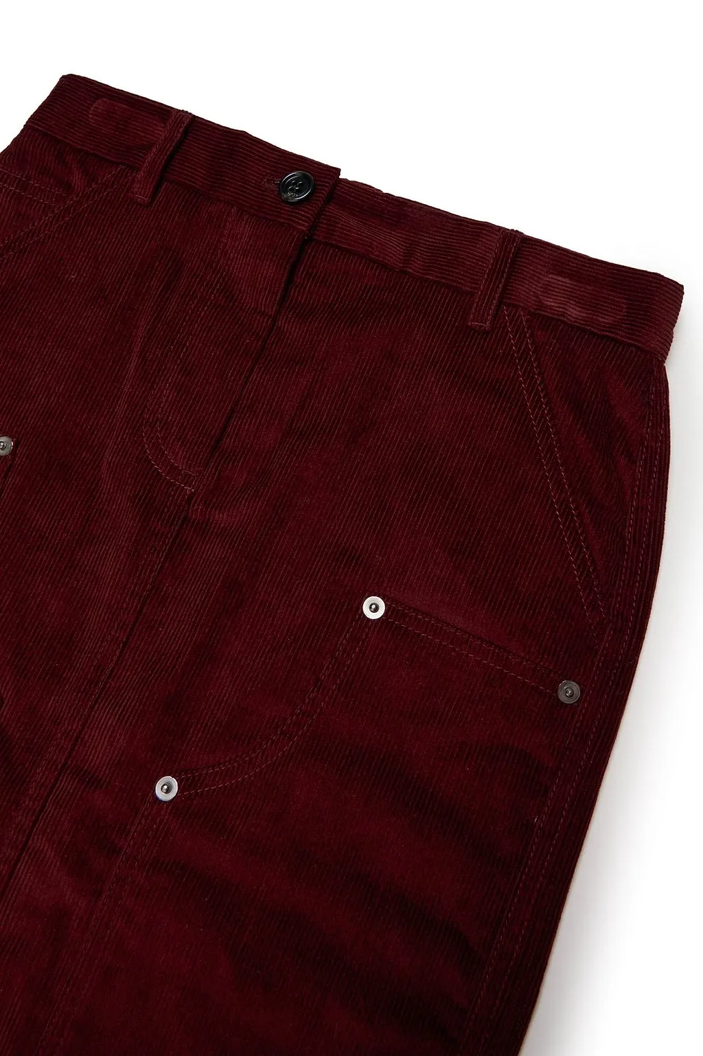 Corduroy Straight Skirt