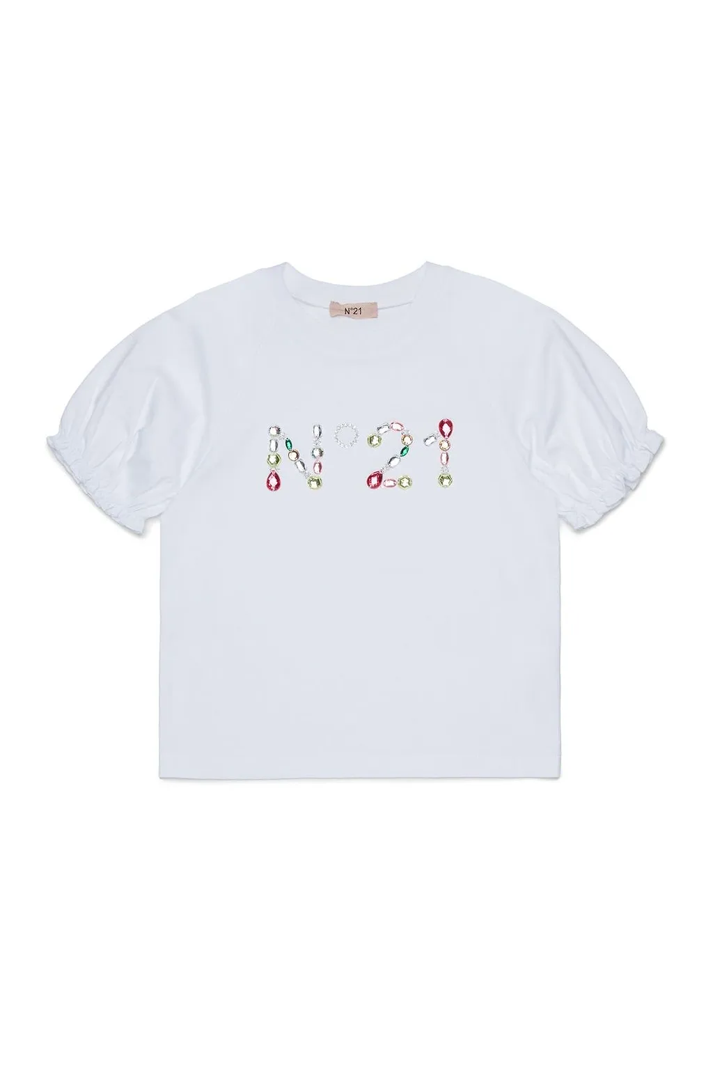 N°21 Kids Embellished Logo T-Shirt