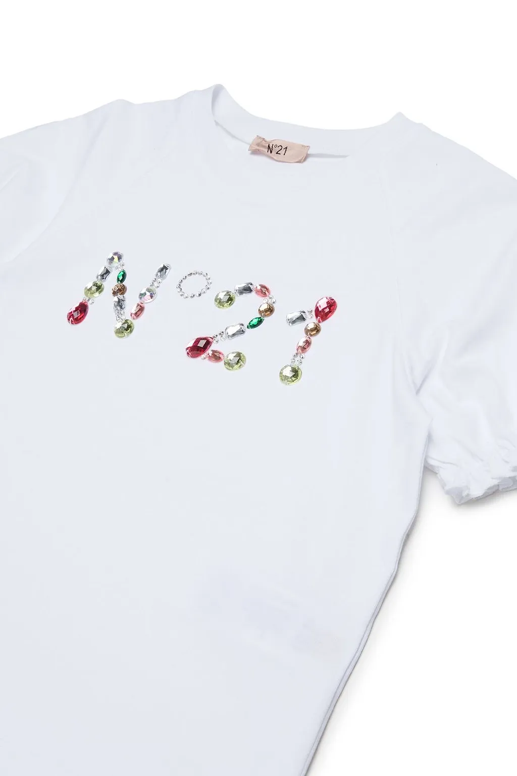 N°21 Kids Embellished Logo T-Shirt