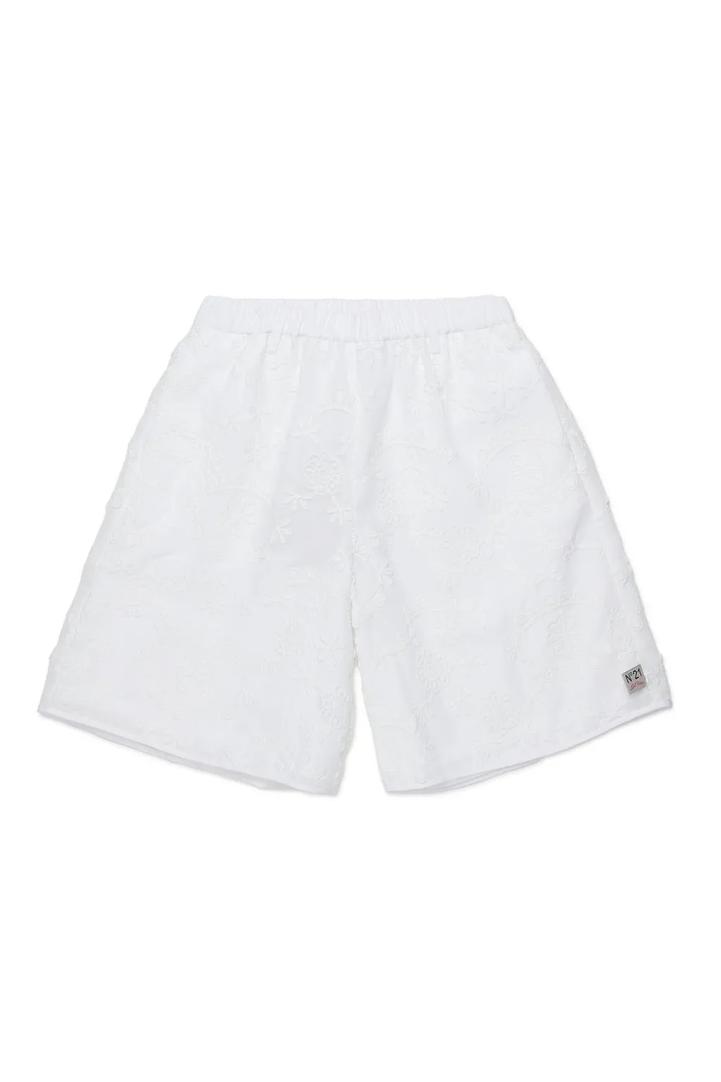 N°21 Kids Embroidered Shorts