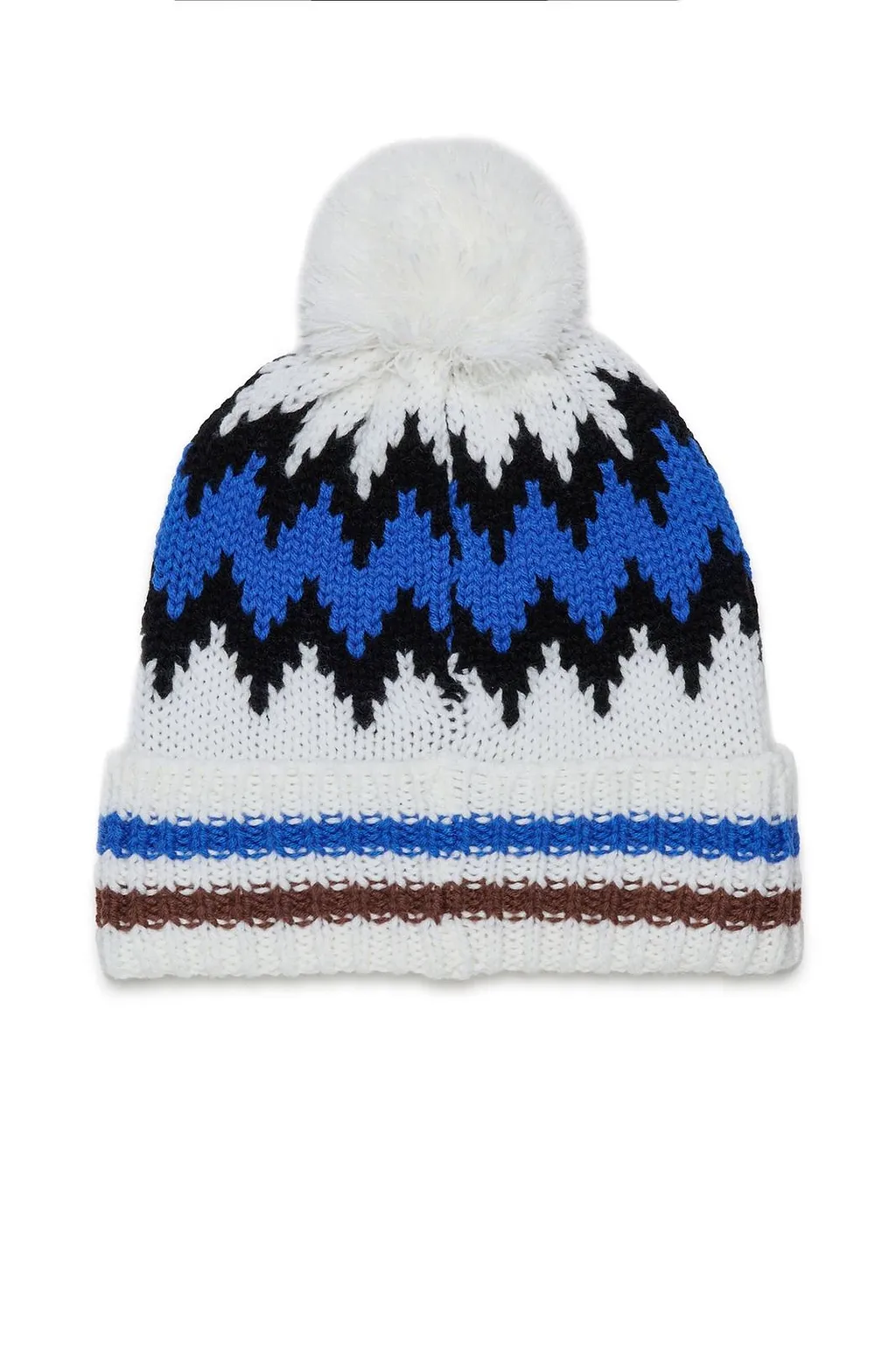 N°21 Kids Fair Isle Pom-Pom Hat