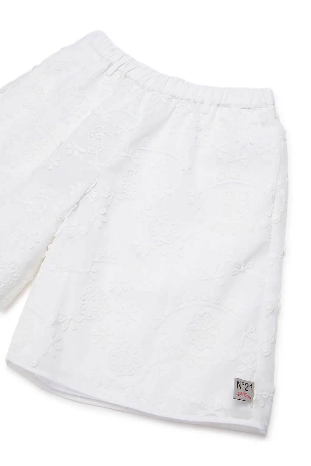 N°21 Kids Embroidered Shorts