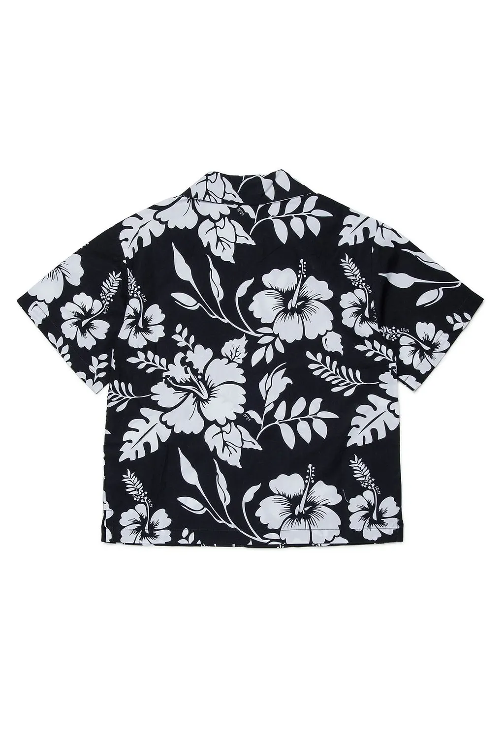 N°21 Kids Floral Printed Short-Sleeved Shirt