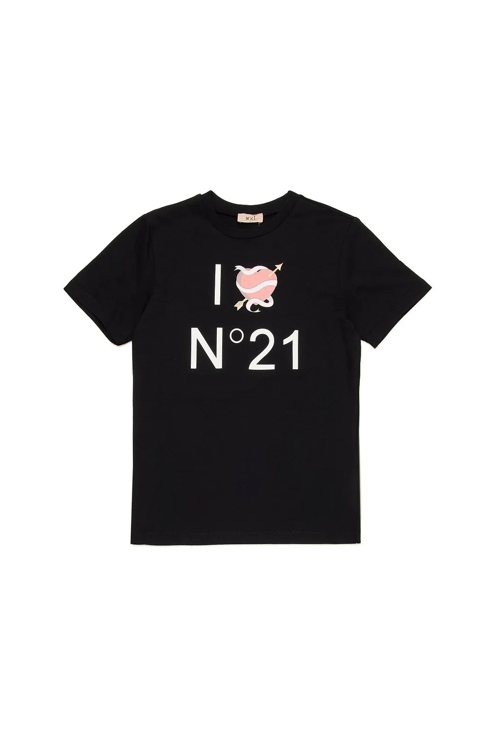 Nº21 Kids I Love N°21 Printed Crewneck T-Shirt