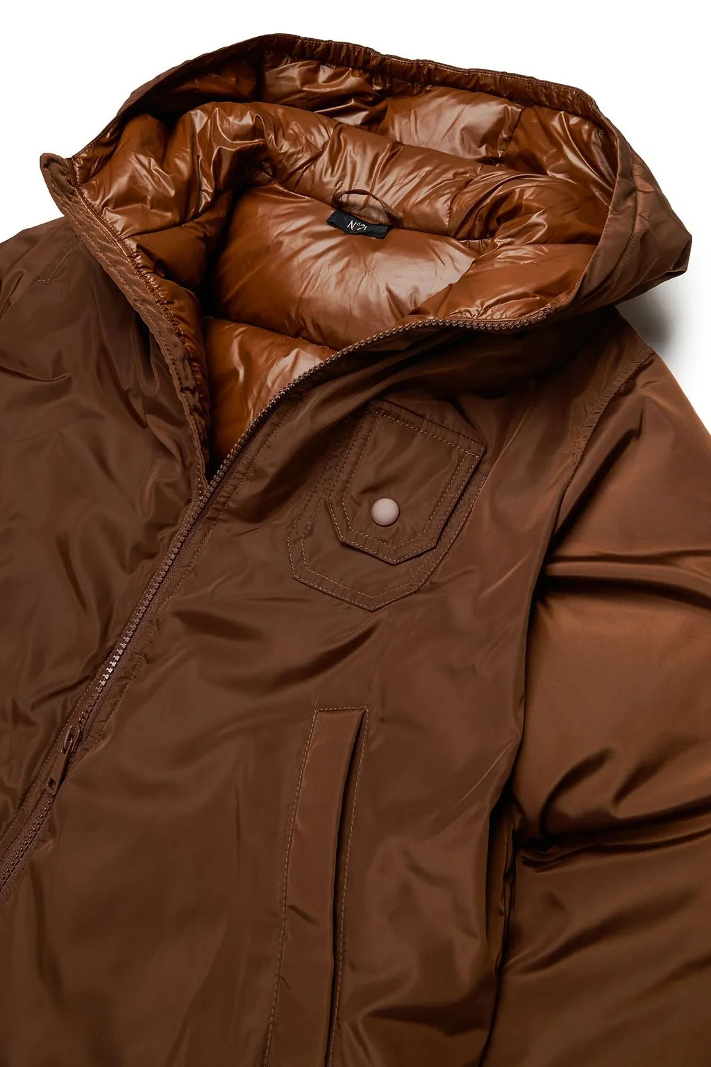 N°21 Kids Hooded Down Jacket