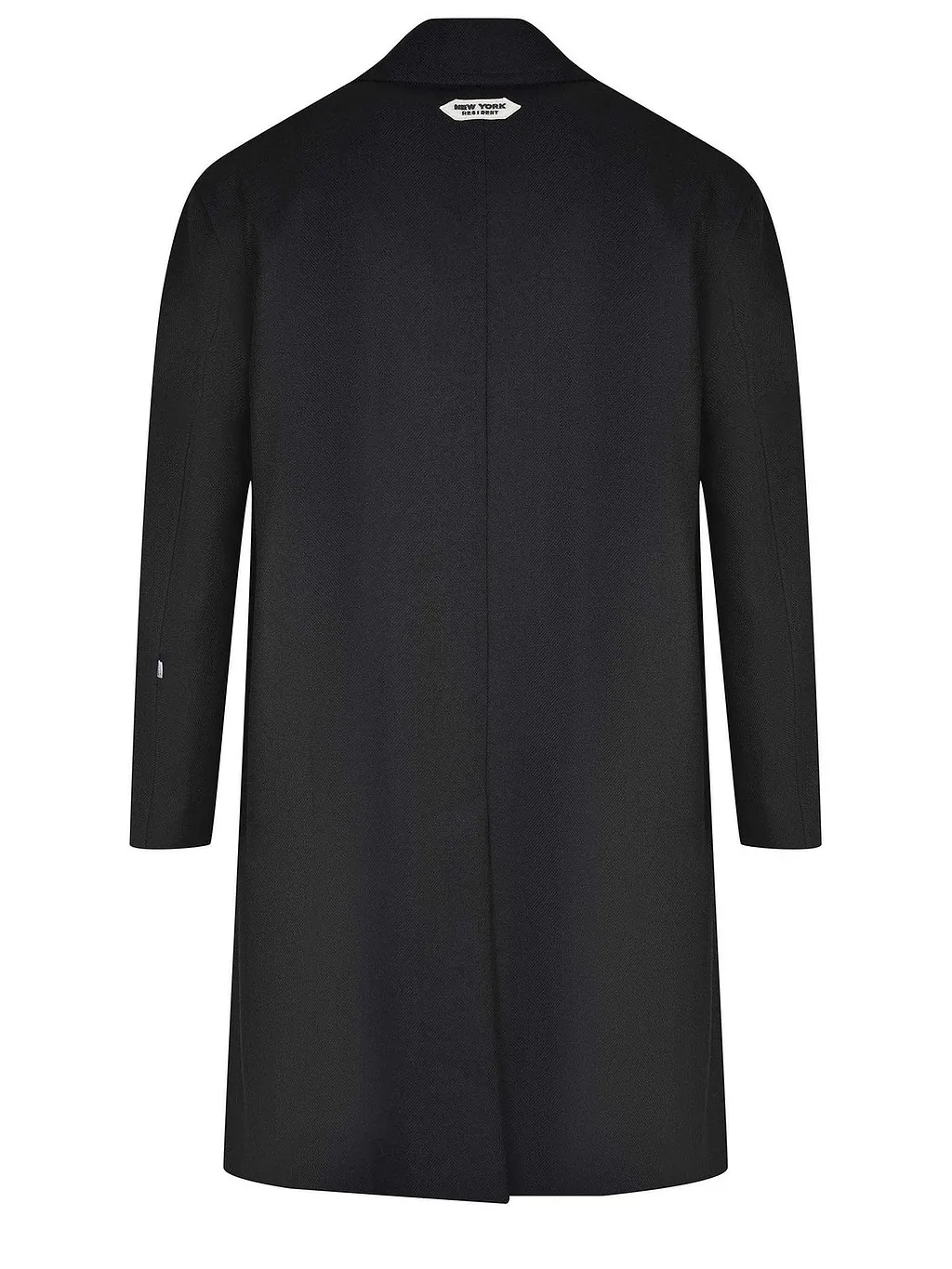 New York Resident Single-Breasted Tailored Coat