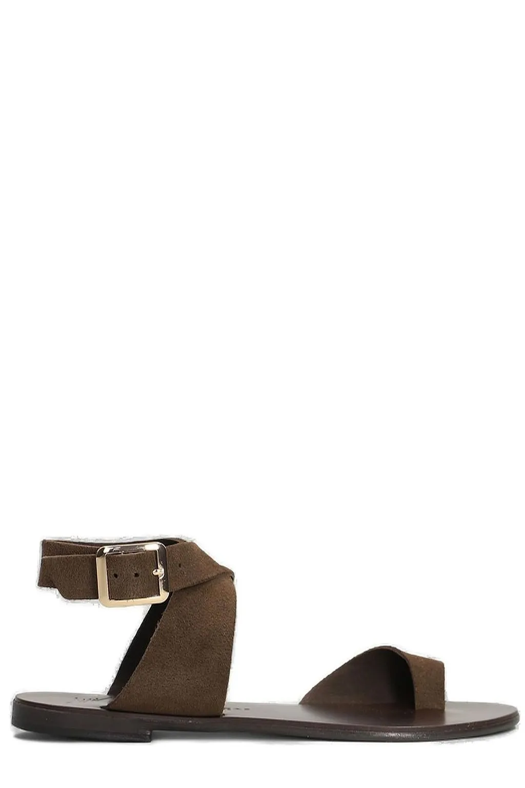 Nicolas Lainas Buckle Detailed Flat Sandals
