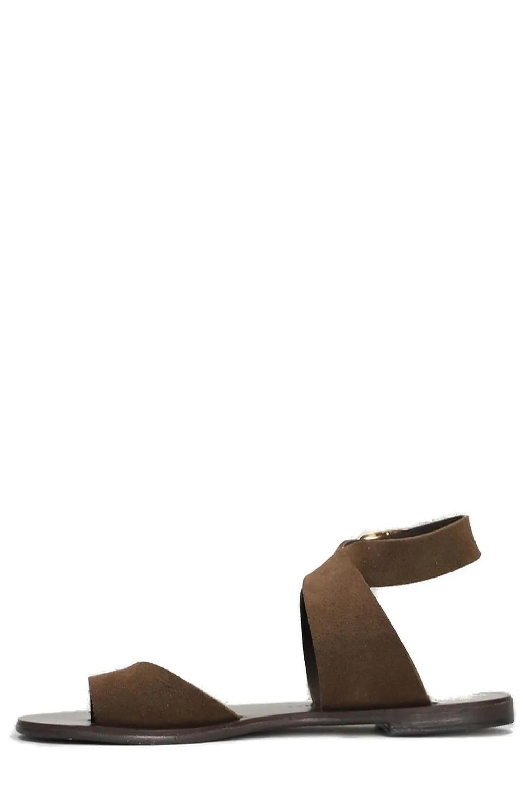 Nicolas Lainas Buckle Detailed Flat Sandals