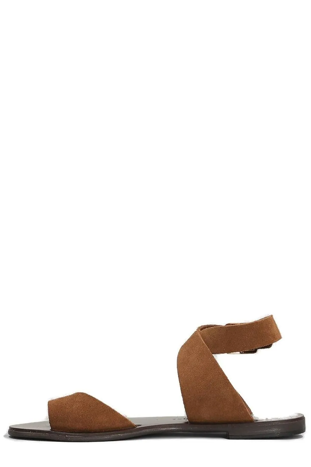 Nicolas Lainas Buckle Detailed Flat Sandals