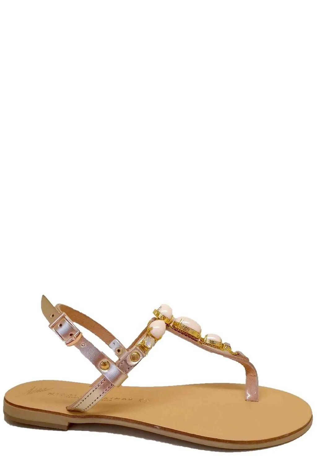 Nicolas Lainas Embellished Slingback Sandals