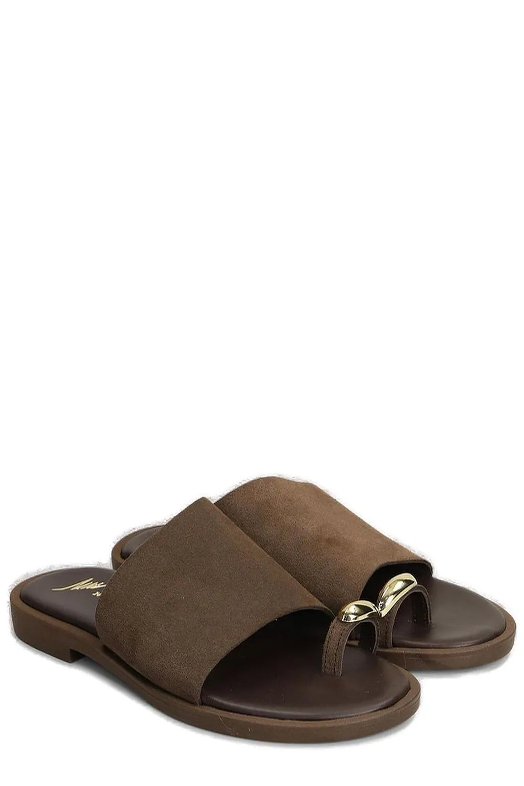 Nicolas Lainas Embellished Slip-On Sandals