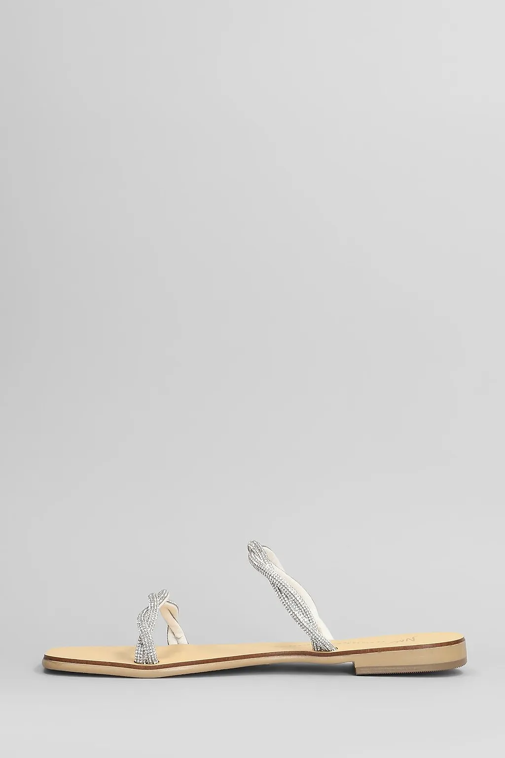 Nicolas Lainas Strap Embellished Flat Sandals