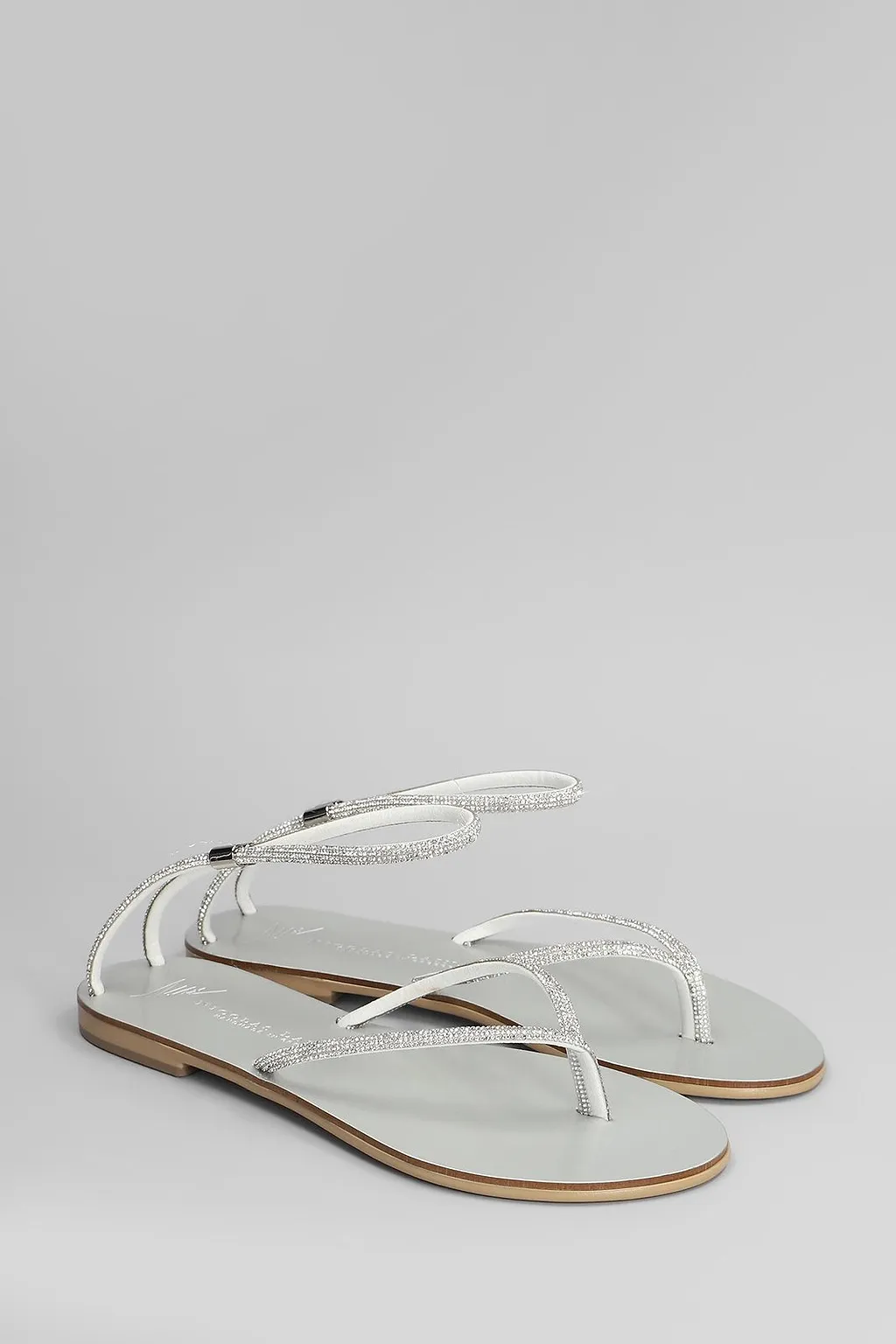 Nicolas Lainas Embellished Strapped Sandals