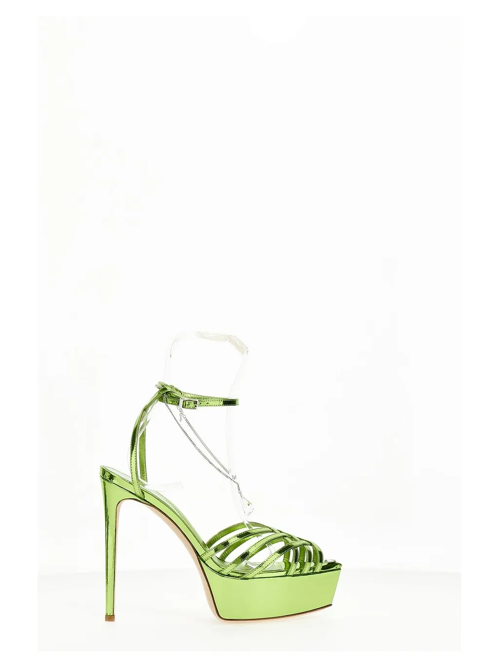 Heidi Crystal Platform Heeled Sandals