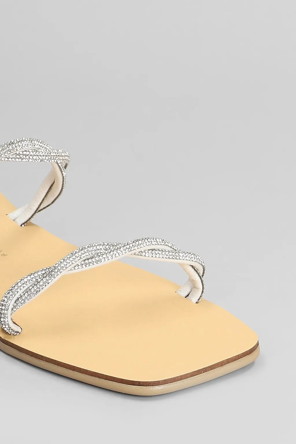 Nicolas Lainas Strap Embellished Flat Sandals