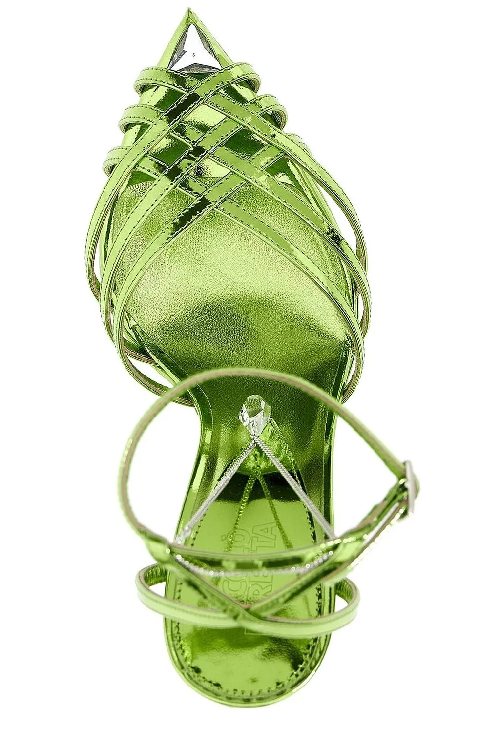 Heidi Crystal Platform Heeled Sandals