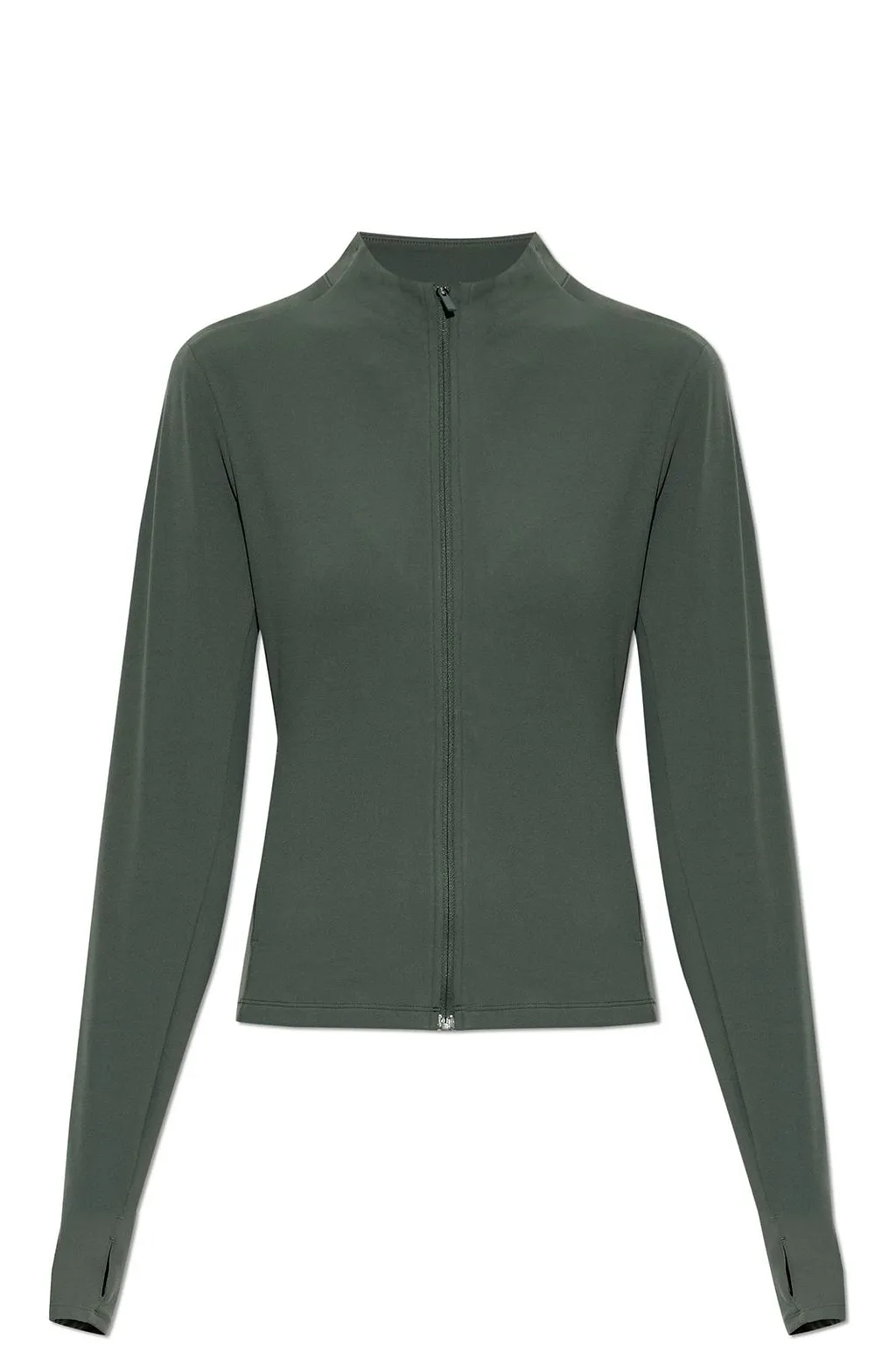 Zip-Up Fitted Performance Top