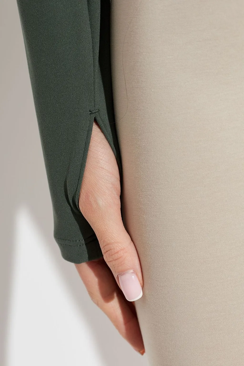 Zip-Up Fitted Performance Top