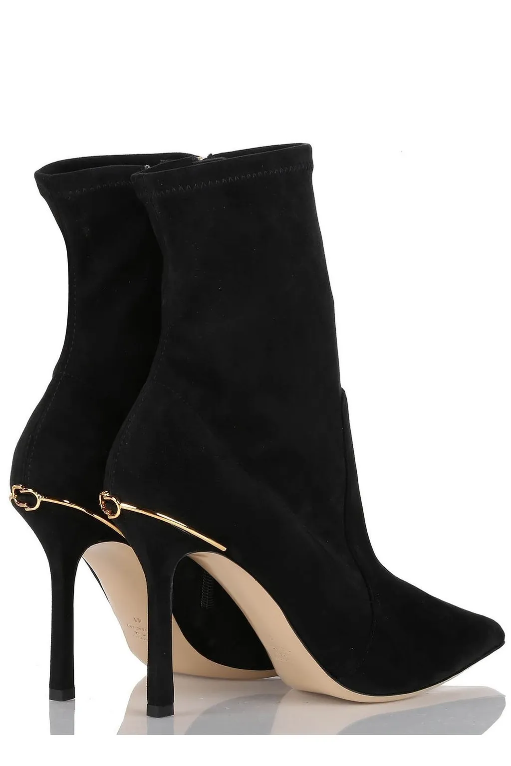 Ninalilou Stretch Stiletto Ankle Boots