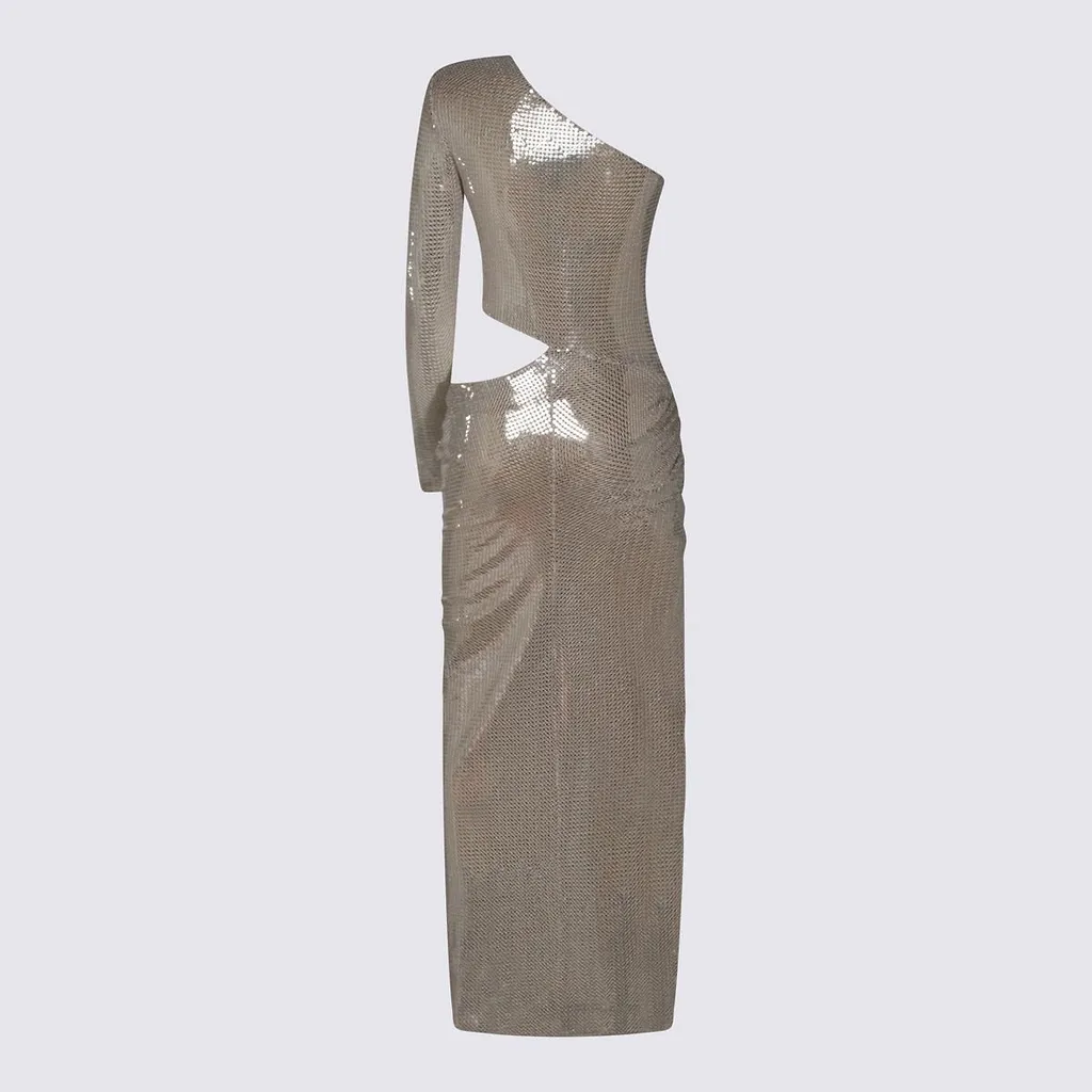 Nissa Cutout Draped Maxi Dress