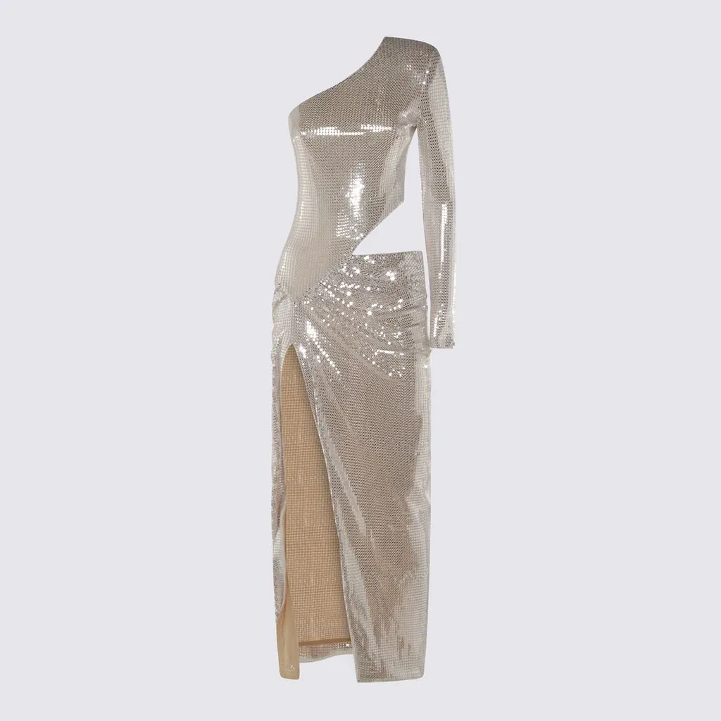 Nissa Cutout Draped Maxi Dress