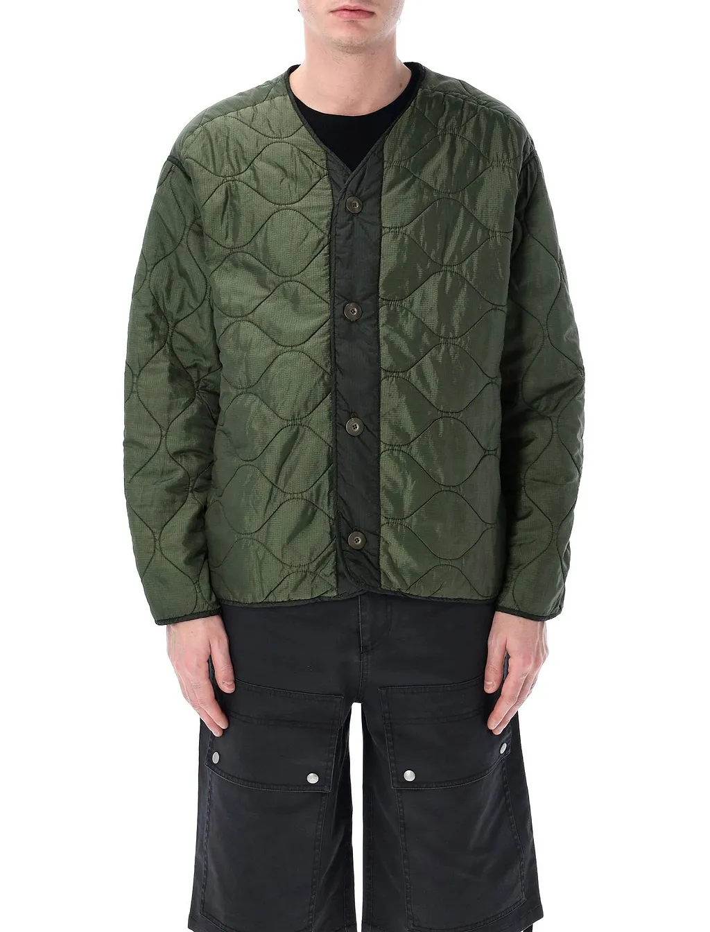 Peacemaker Buttoned Combat Quilted Jacket